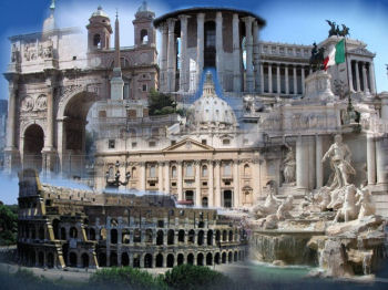 Roma's merge monuments